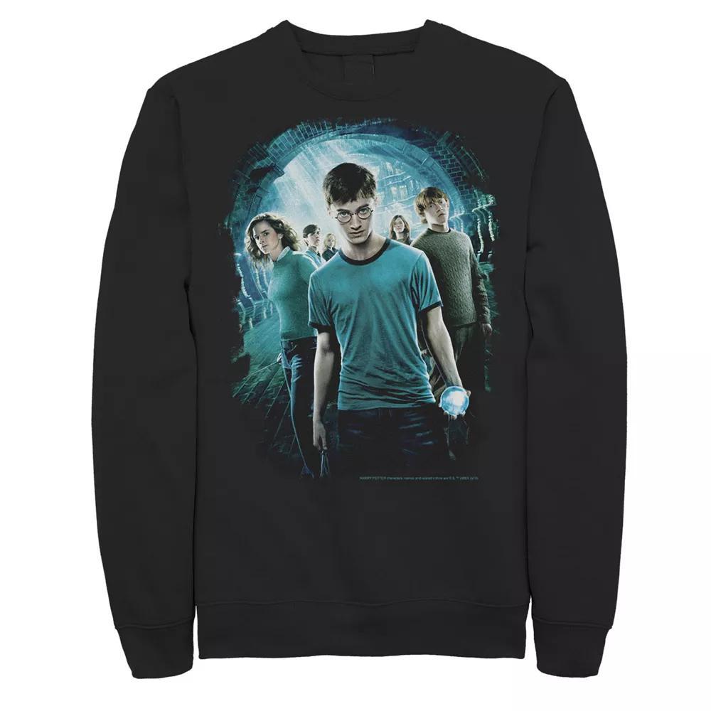 Men's Harry Potter Department Of Mysteries Group Shot Fleece Graphic Pullover,  Product Image