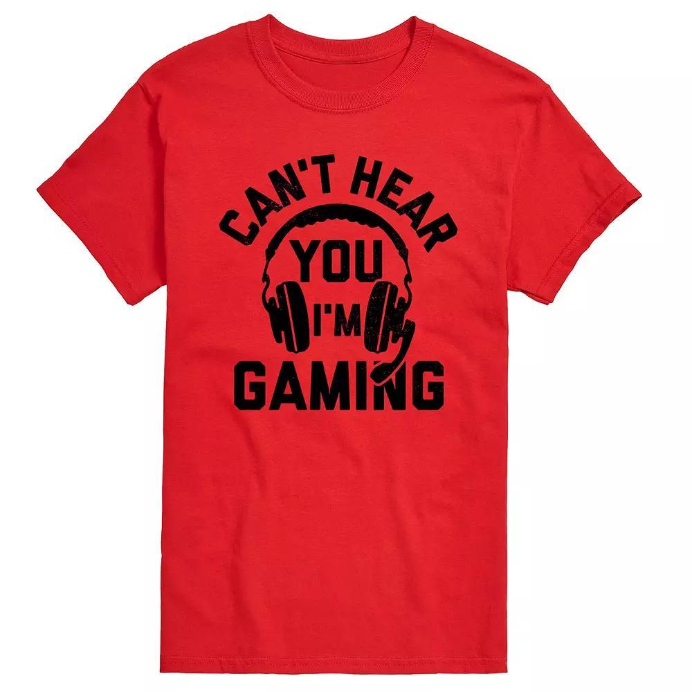 Men's Cant Hear You Gaming Tee,  Product Image
