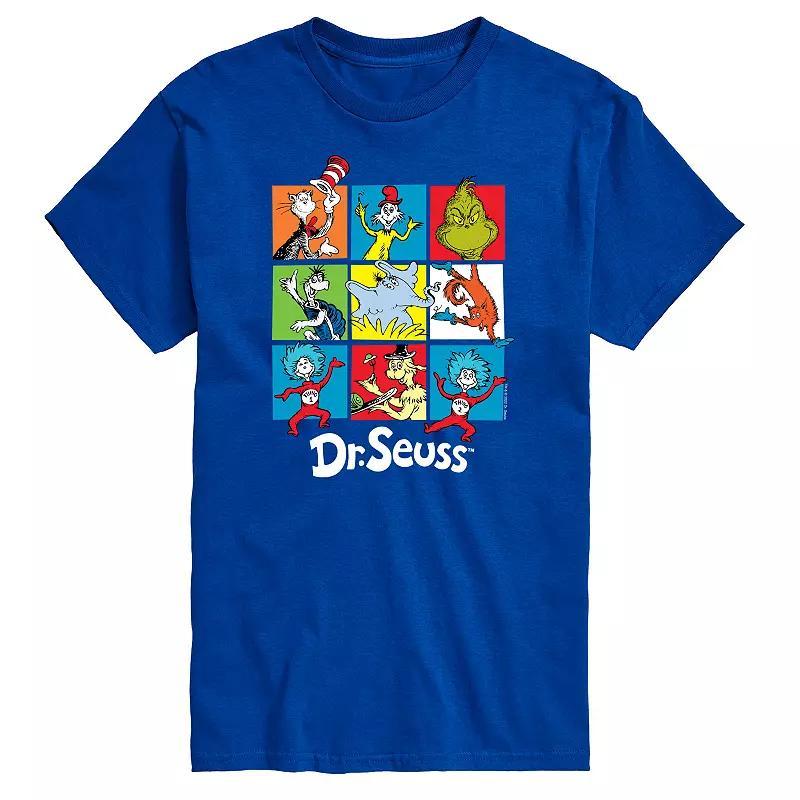 Big & Tall Dr Seuss Grid Tee, Men's,  Product Image