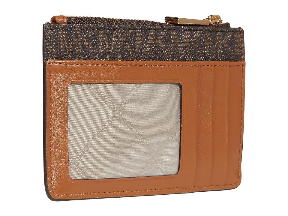 Michael Kors Signature Logo Jet Set Small Coin Purse Wristlet Product Image