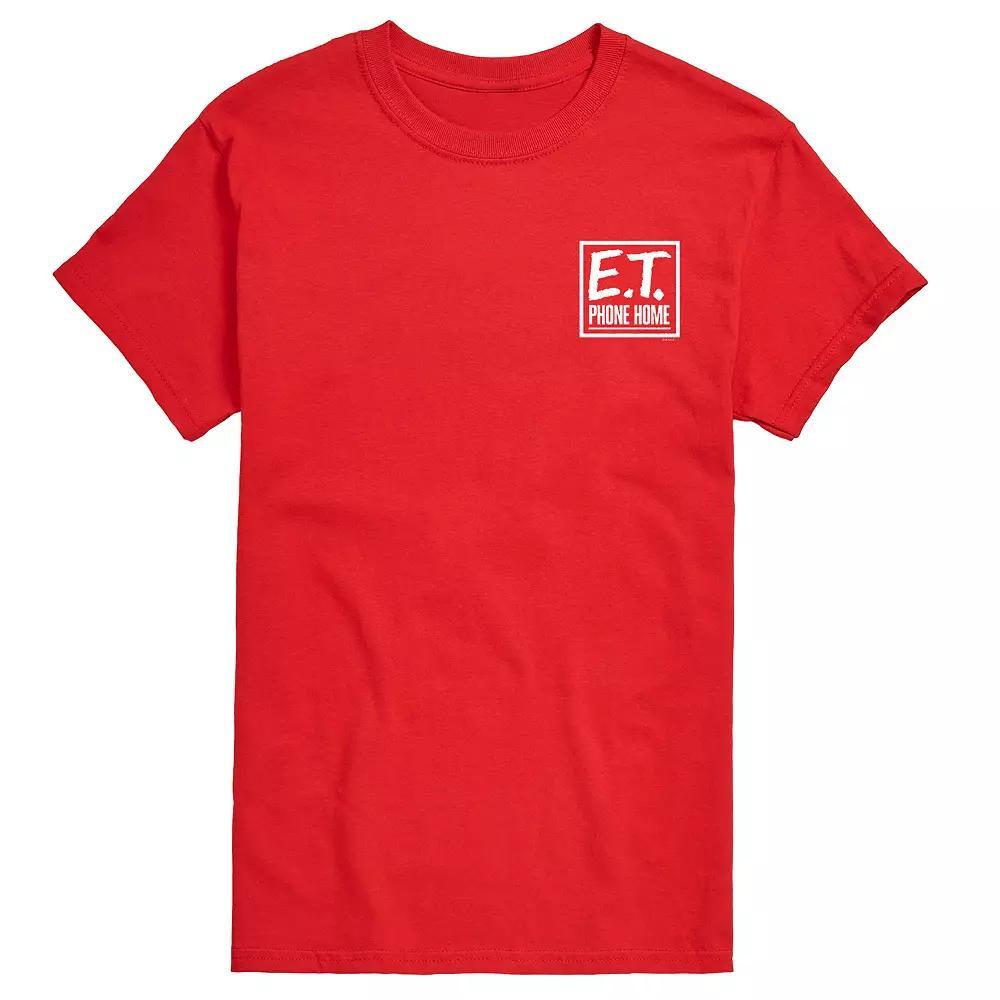 Big & Tall E.T. Phone Home Graphic Tee, Men's, Size: 3XL Tall, Red Product Image