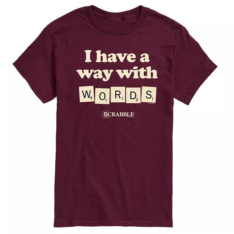 Men's Scrabble I Have a Way With Words Graphic Tee by Hasbro,  Product Image