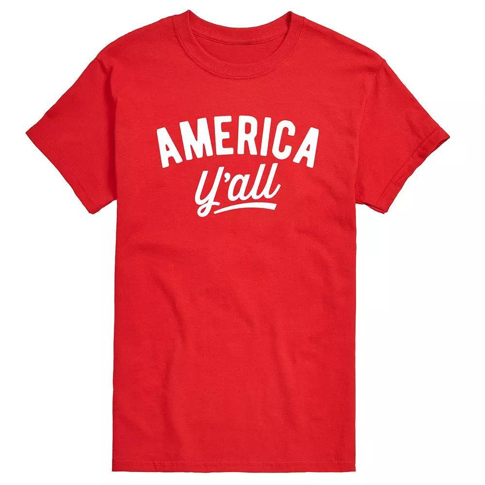 Big & Tall America Yall Tee, Men's,  Product Image