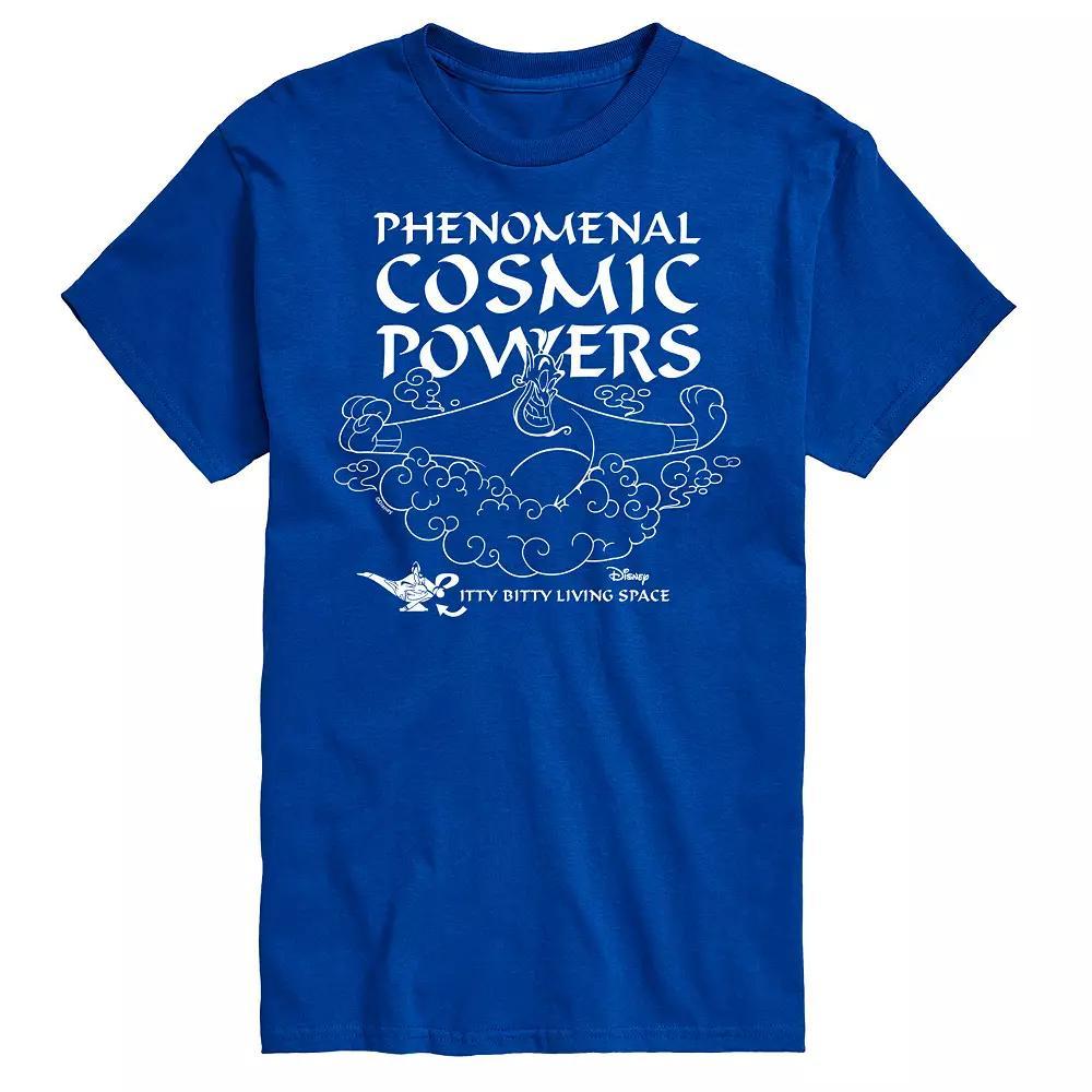 Disney Princess Big & Tall Cosmic Powers Graphic Tee, Men's, Size: 5XB, Blue Product Image