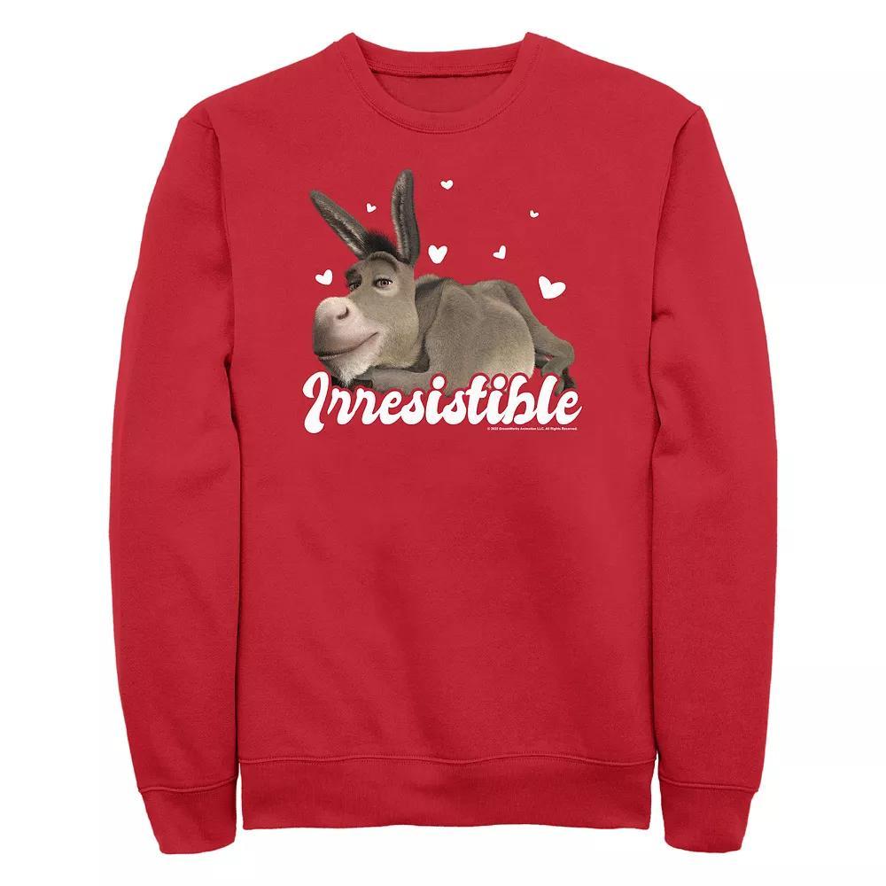 Men's Shrek Irresistible Donkey Graphic Fleece,  Product Image