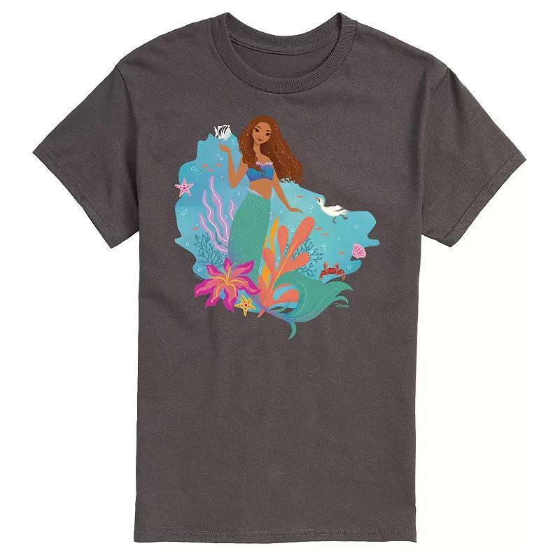 Disneys The Little Mermaid Mens Ariel Grey Product Image