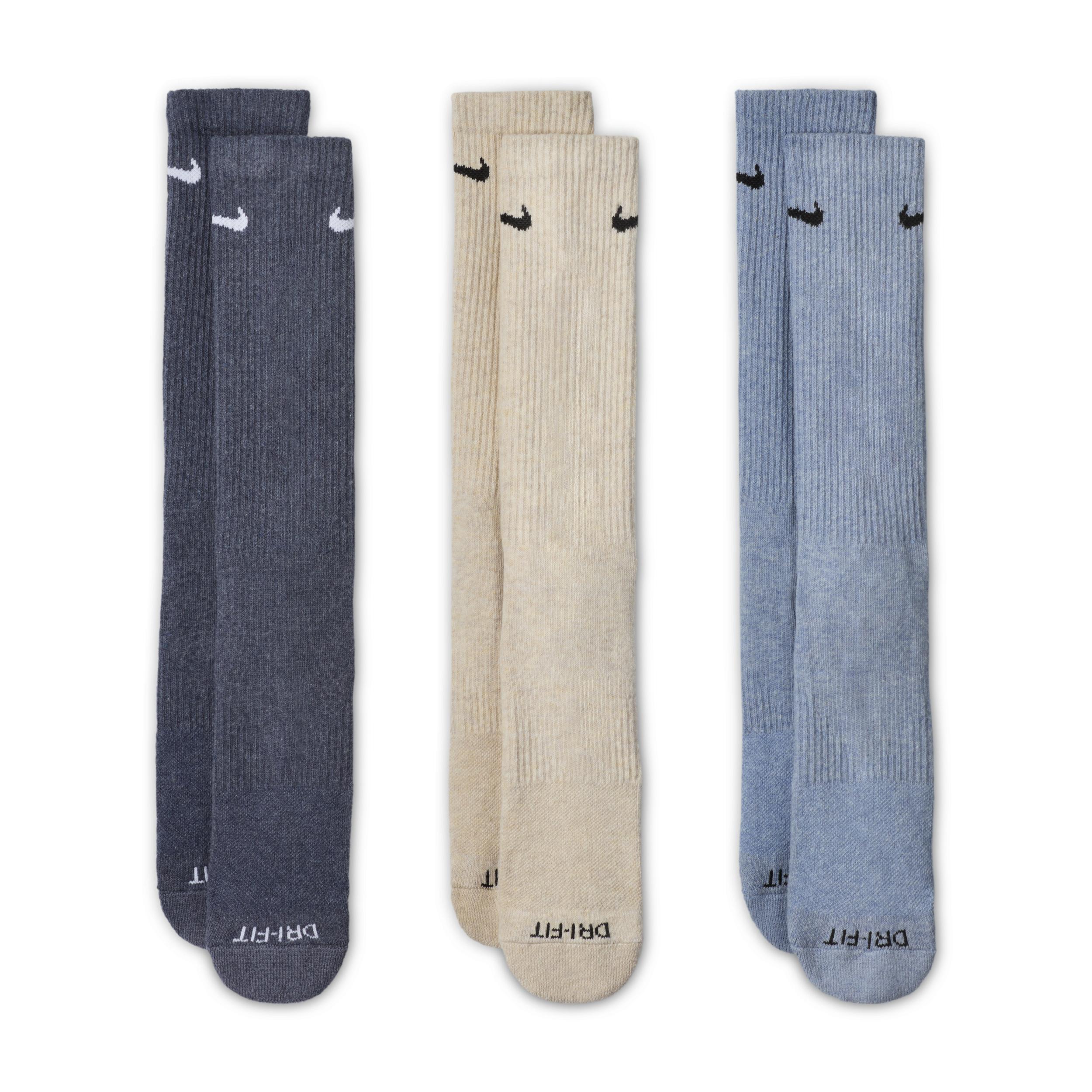 Nike Unisex Everyday Plus Cushioned Training Crew Socks (3 Pairs) Product Image