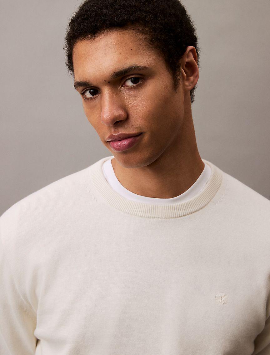 Smooth Cotton Sweater Product Image