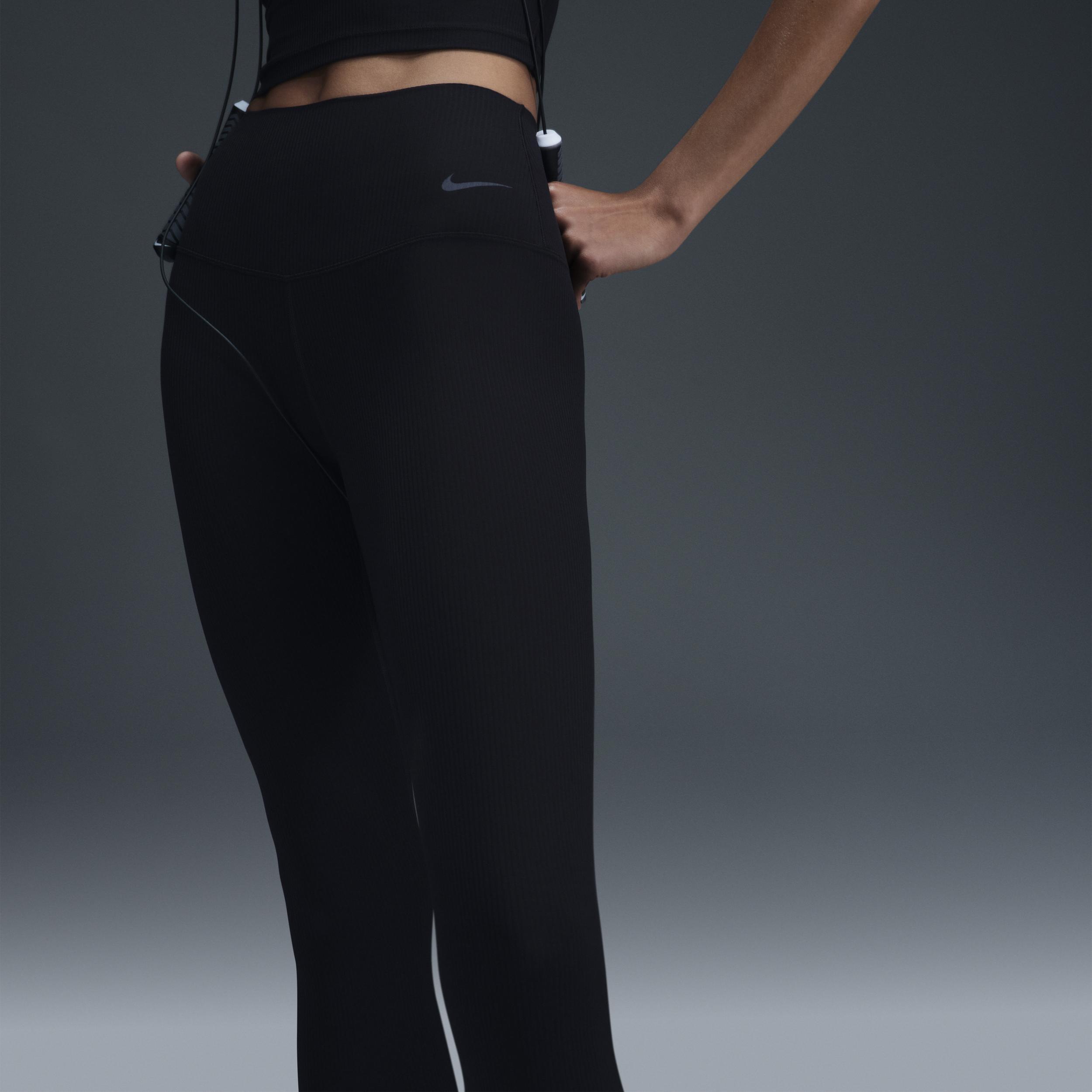 Nike Women's Zenvy Rib Gentle-Support High-Waisted 7/8 Leggings Product Image