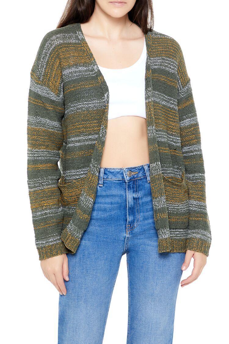 Striped Cardigan Sweater | Forever 21 Product Image