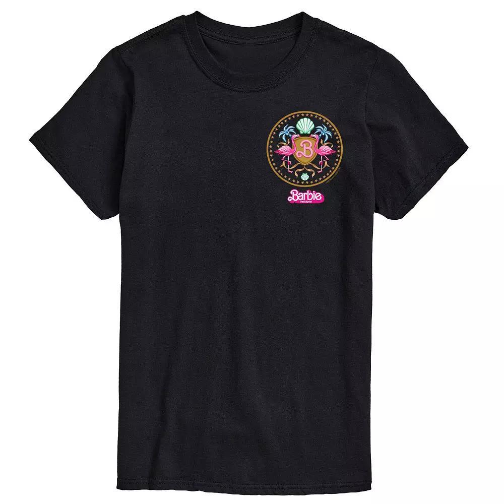 Men's Barbie Theatrical Crest Graphic Tee,  Product Image