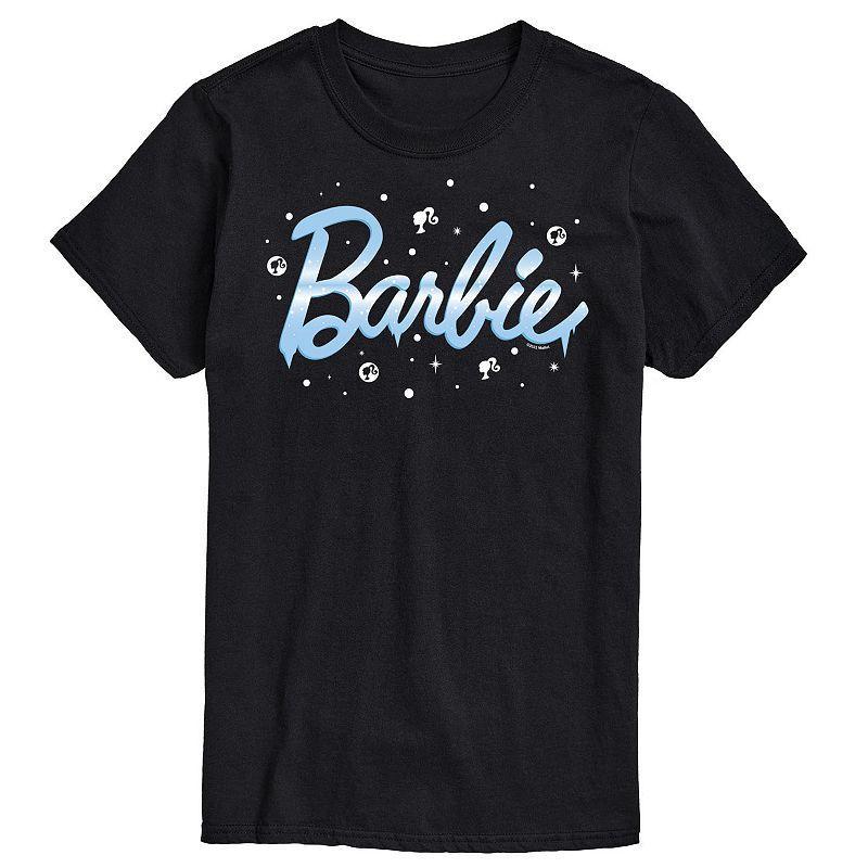 Big & Tall Barbie® Icy Logo Graphic Tee, Men's, Size: 4XB, Blue Product Image