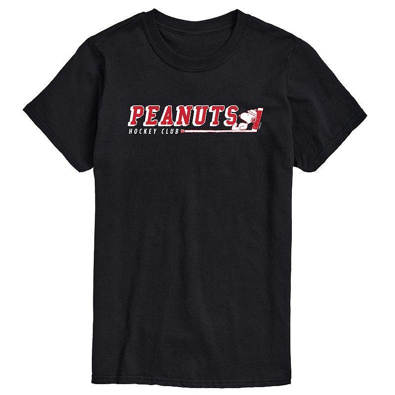 Big & Tall Peanuts Hockey Club Tee, Mens Product Image