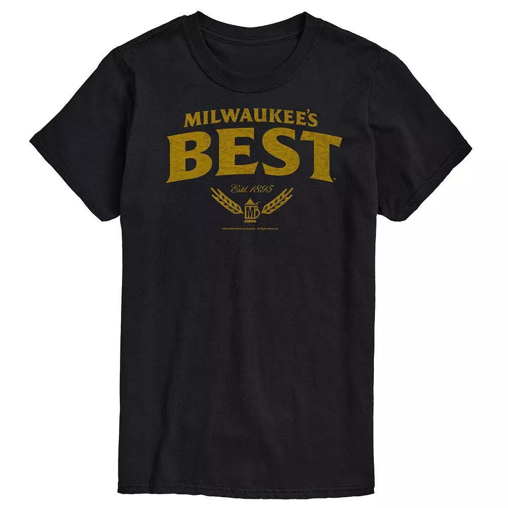 Men's Milwaukee's Best Distressed Logo Grapic Tee,  Product Image