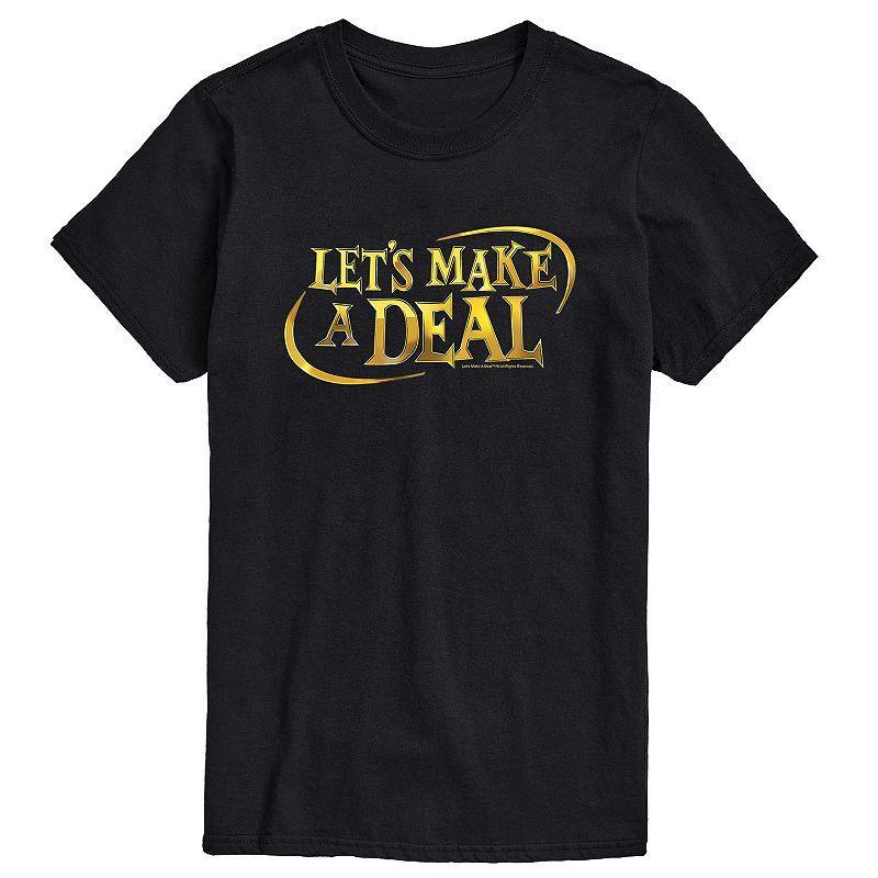 Men's Let's Make A Deal Logo Tee, Size: XL, Black Product Image