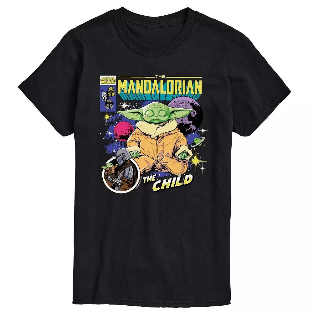 Men's Star Wars The Mandalorian Grogu Comic Cover Graphic Tee,  Product Image