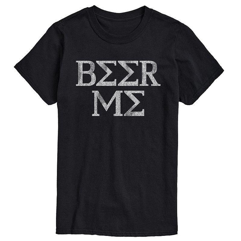 Big & Tall Beer Me Graphic Tee, Men's, Size: 6XB, Black Product Image