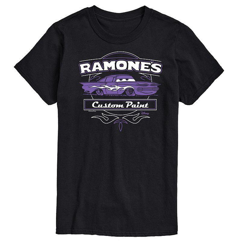 Disney / Pixar's Cars Ramones Men's Custom Paint Graphic Tee, Size: Large, Black Product Image