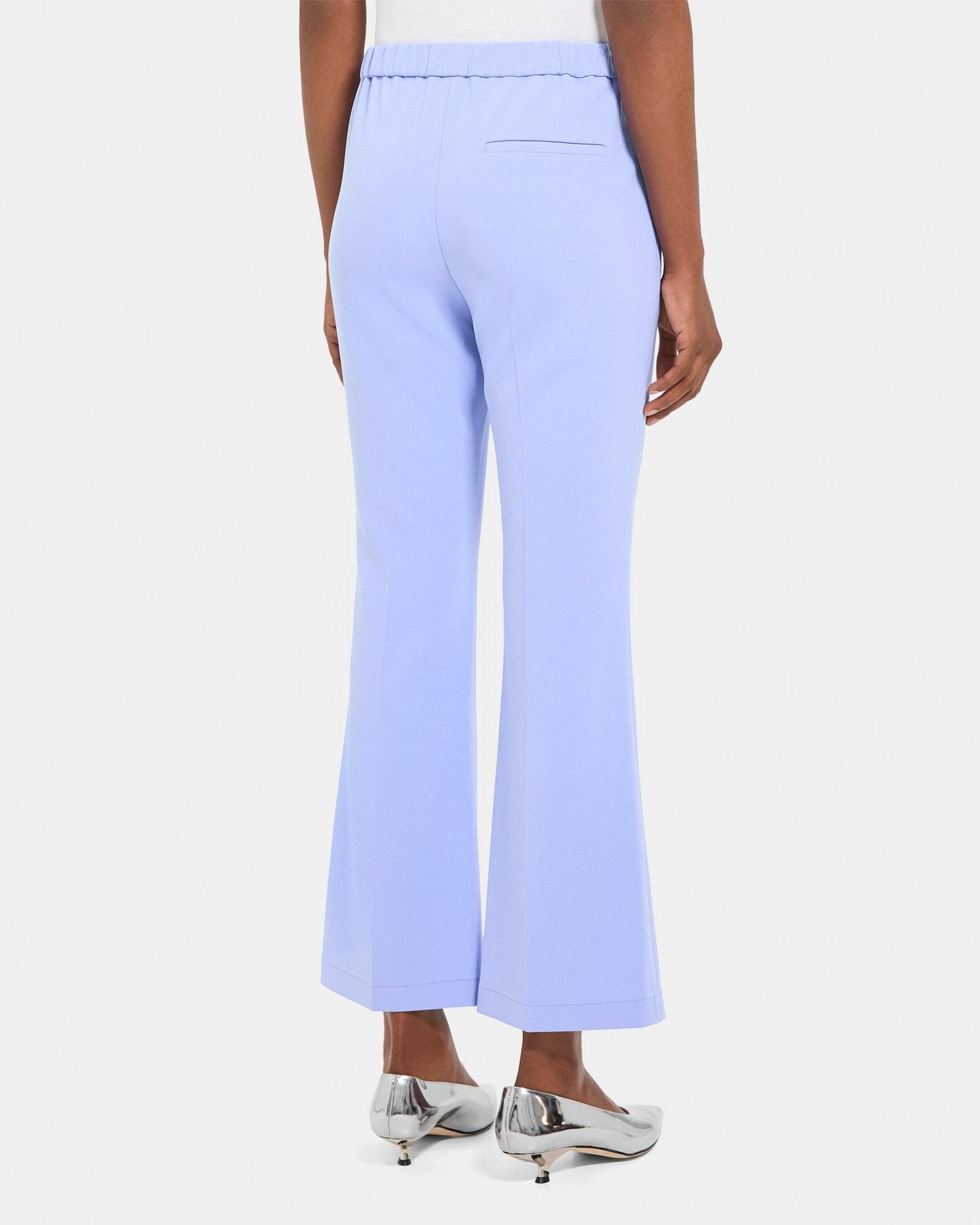 Flared Pull-On Pant in Crepe Product Image