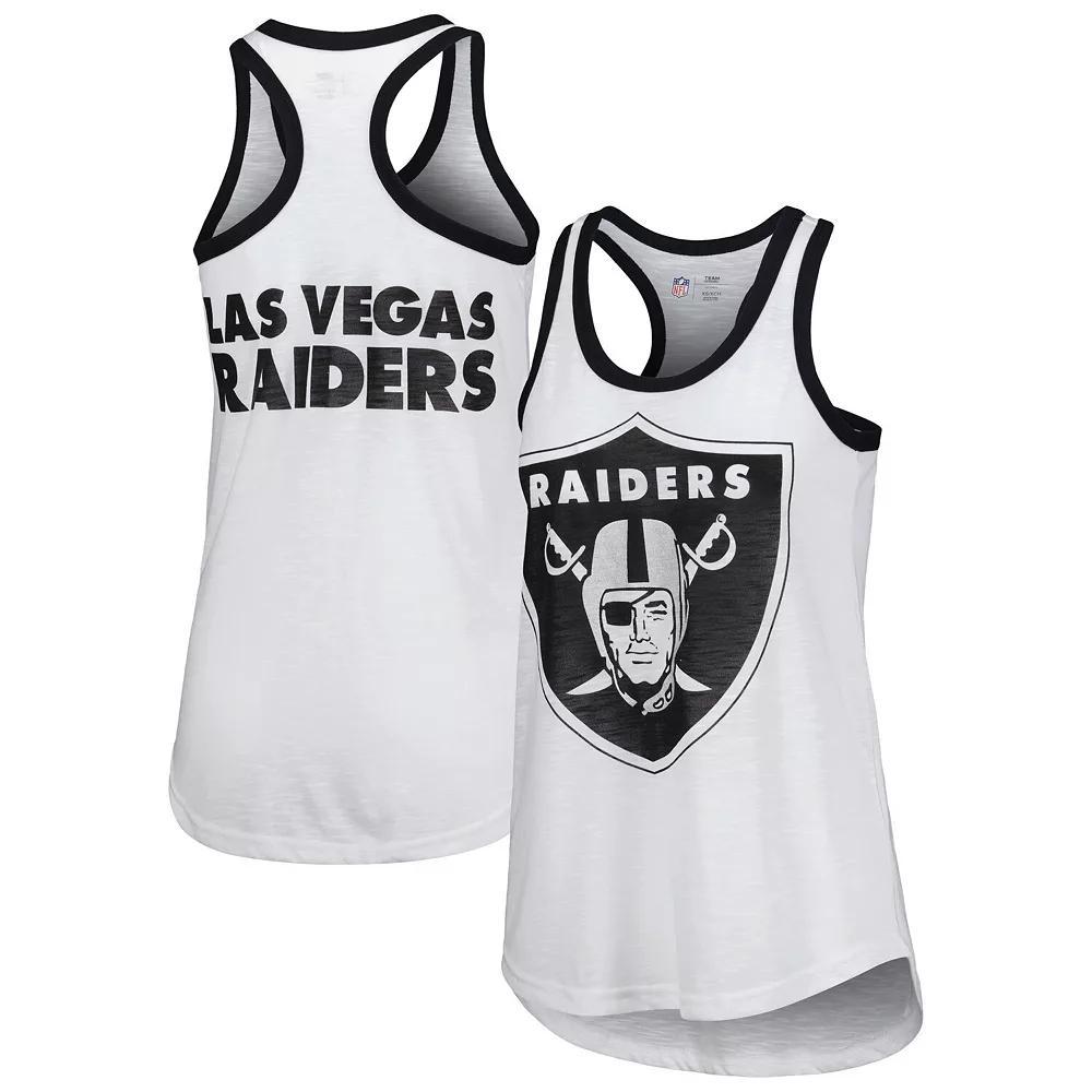Women's G-III 4Her by Carl Banks White Las Vegas Raiders Tater Tank Top,  Product Image