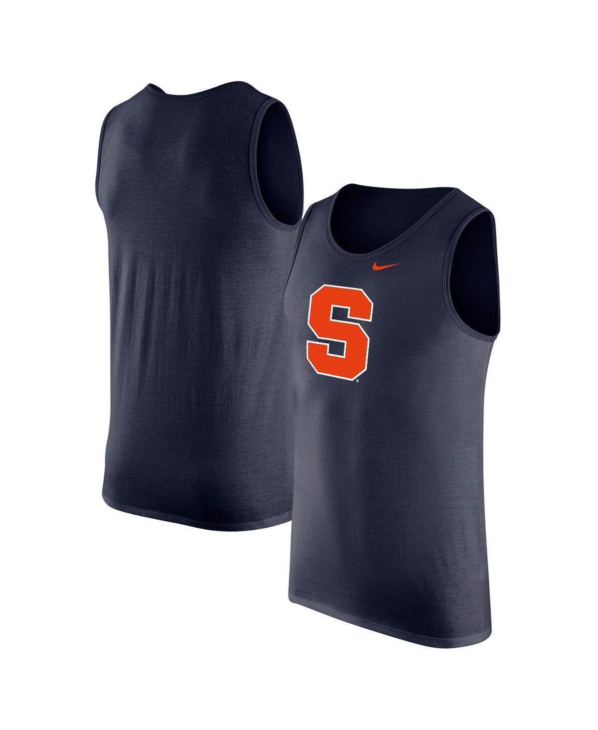 Mens Nike Syracuse Orange Tank Top Blue Product Image