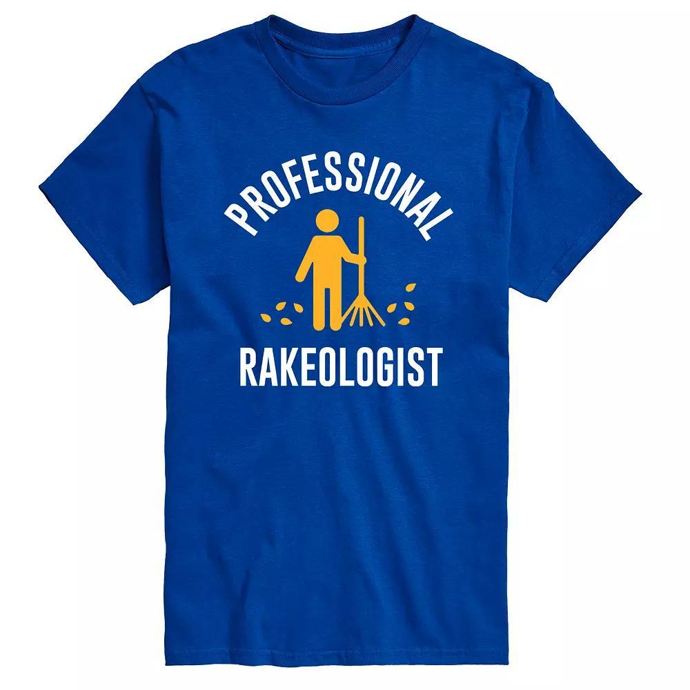 Big & Tall Professional Rakeologist Tee, Men's, Size: XXL Tall, Blue Product Image