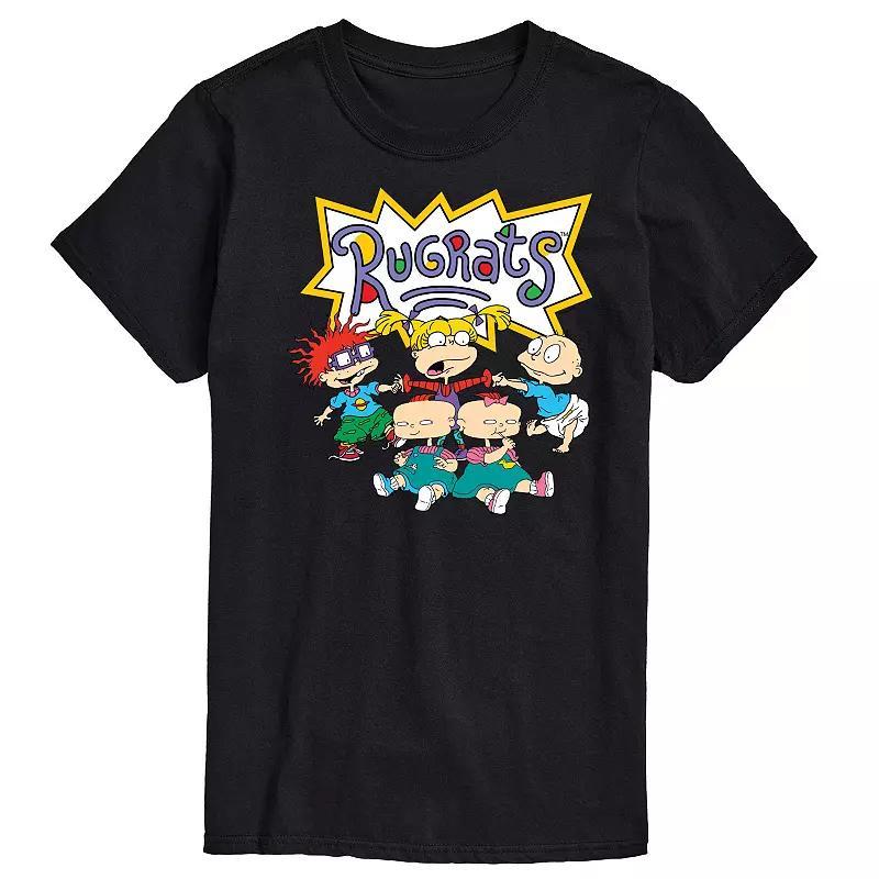 Mens Rugrats Group Shot Graphic Tee Blue Product Image