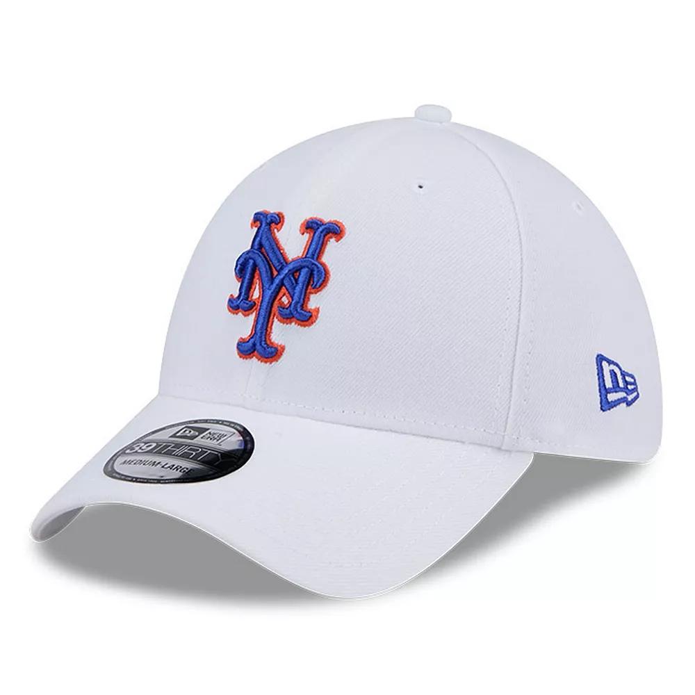 Men's New Era White New York Mets Evergreen 39THIRTY Flex Hat, Size: Large/XL Product Image