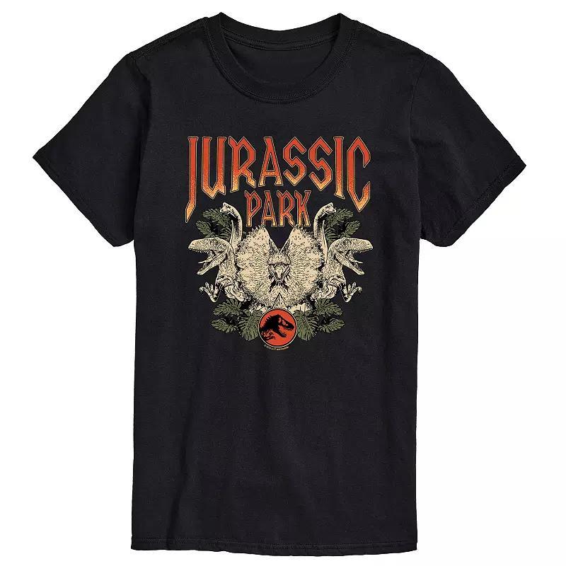 Big & Tall Jurassic World Group Of Dinosaurs Graphic Tee, Mens Product Image