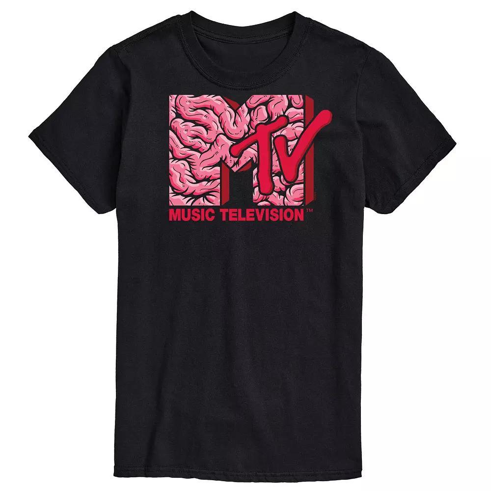 Big & Tall MTV Halloween Intestines Logo Graphic Tee, Men's, Size: 4XB, Black Product Image