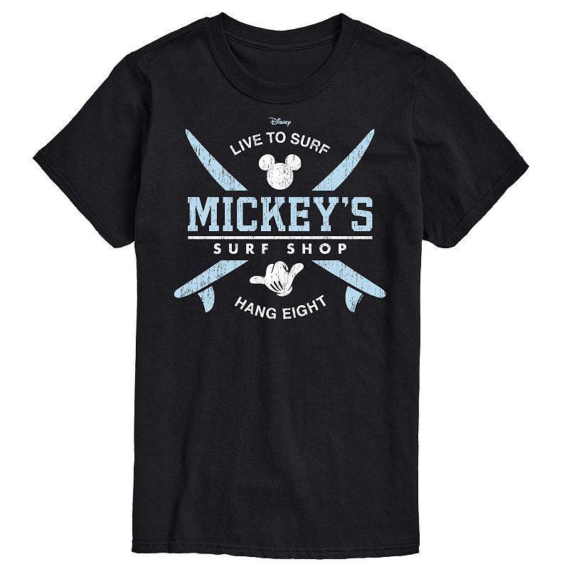 Disney's Mickey Mouse Big & Tall Surf Shop Graphic Tee, Men's,  Product Image