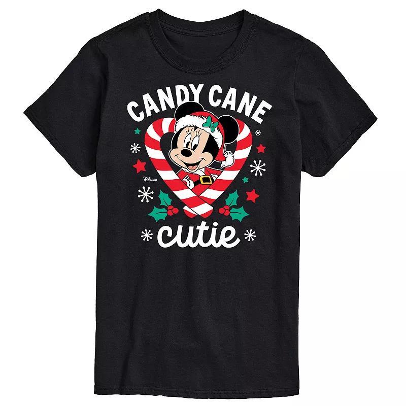 Disney's Big & Tall Minnie Candy Cane Cutie Graphic Tee, Men's, Size: XL Tall, Blue Product Image