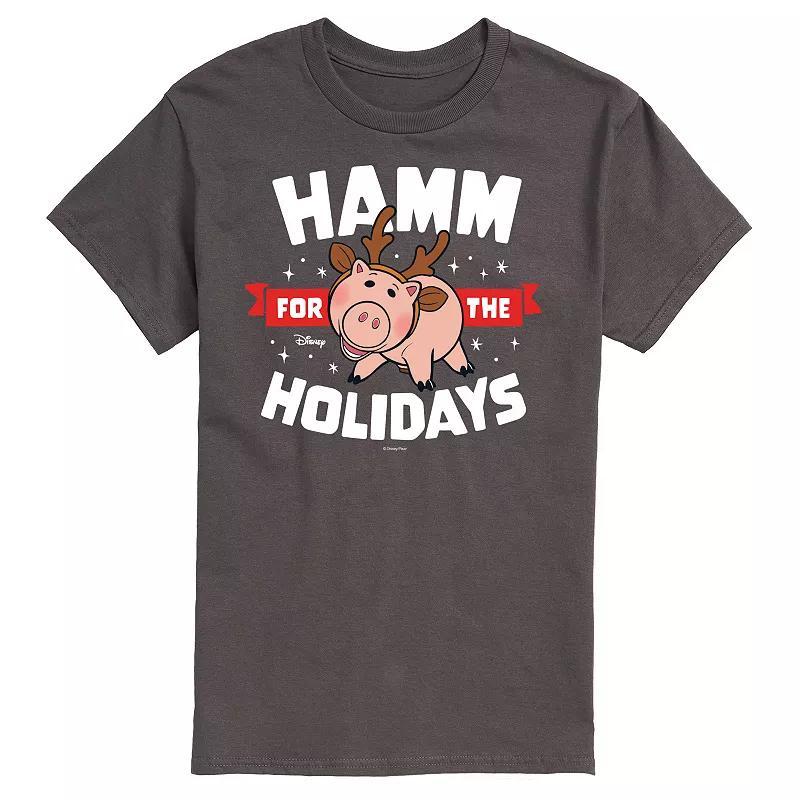 Disney / Pixar's Toy Story Hamm Men's Holidays Graphic Tee, Size: XL, Black Product Image