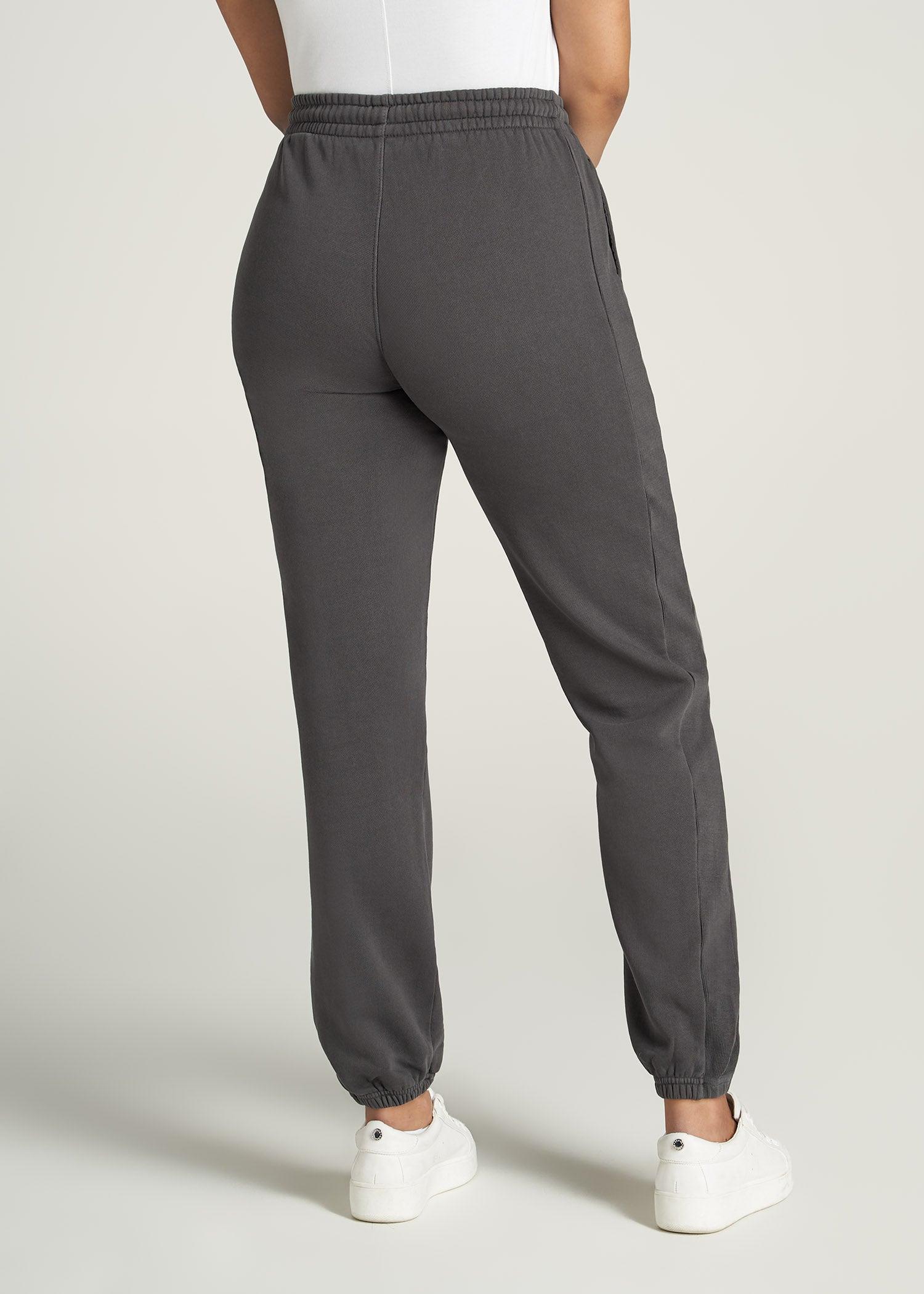 Wearever Fleece Regular Fit Sweatpants for Tall Women in Charcoal Female Product Image