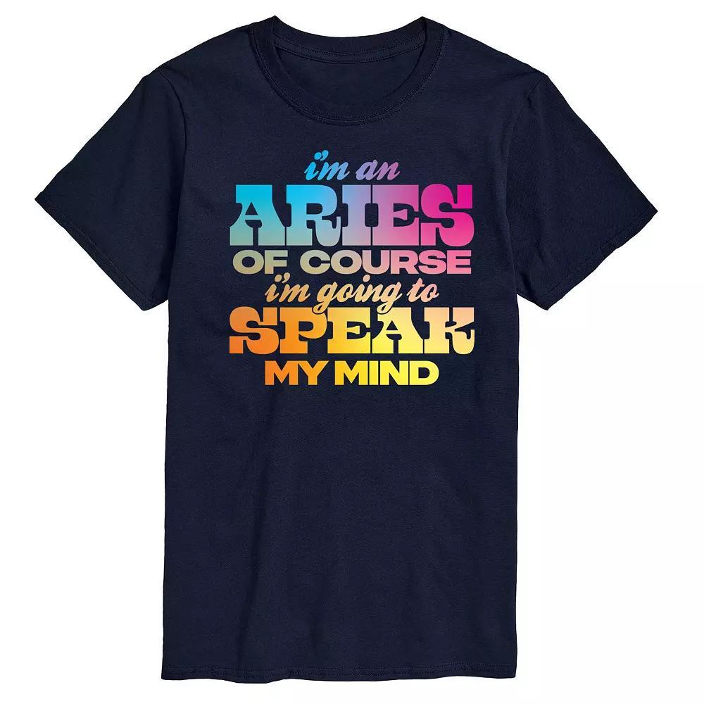 Men's Aries Speak My Mind Graphic Tee,  Product Image