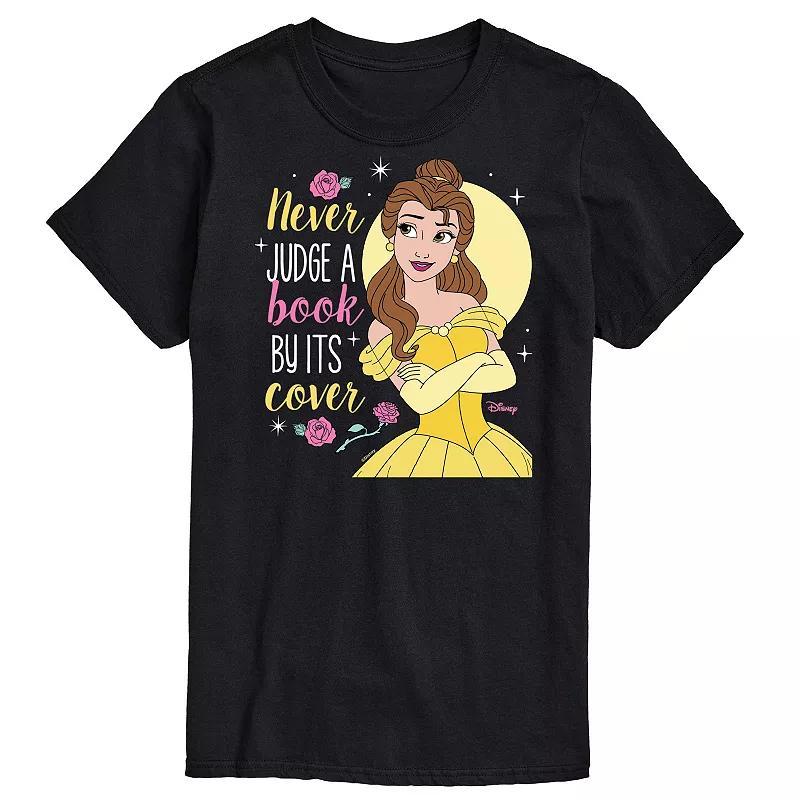 Disney Princess Big & Tall Never Judge Book By Its Cover Graphic Tee, Men's, Size: 4XL Tall, Black Product Image