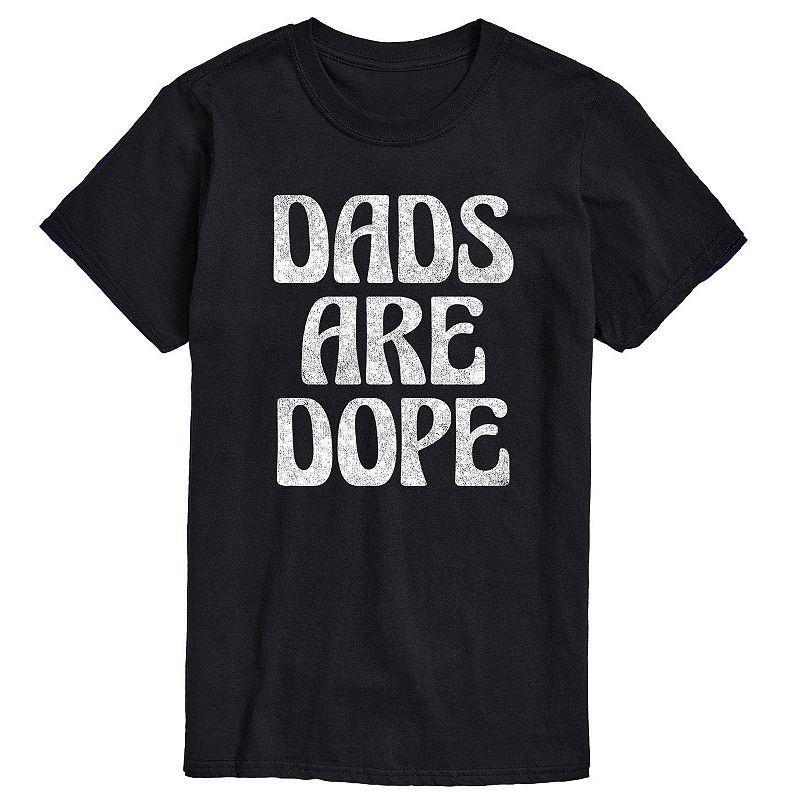 Big & Tall Dads Are Dope Graphic Tee, Men's, Size: 3XB, Black Product Image