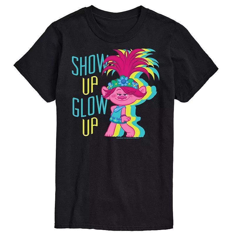 Men's Trolls Show Glow Up Tee, Size: Small, Red Product Image