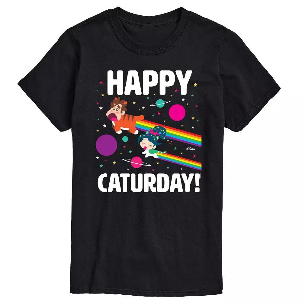 Disney's Wreck It Ralph Big & Tall Happy Caturday Graphic Tee, Men's,  Product Image
