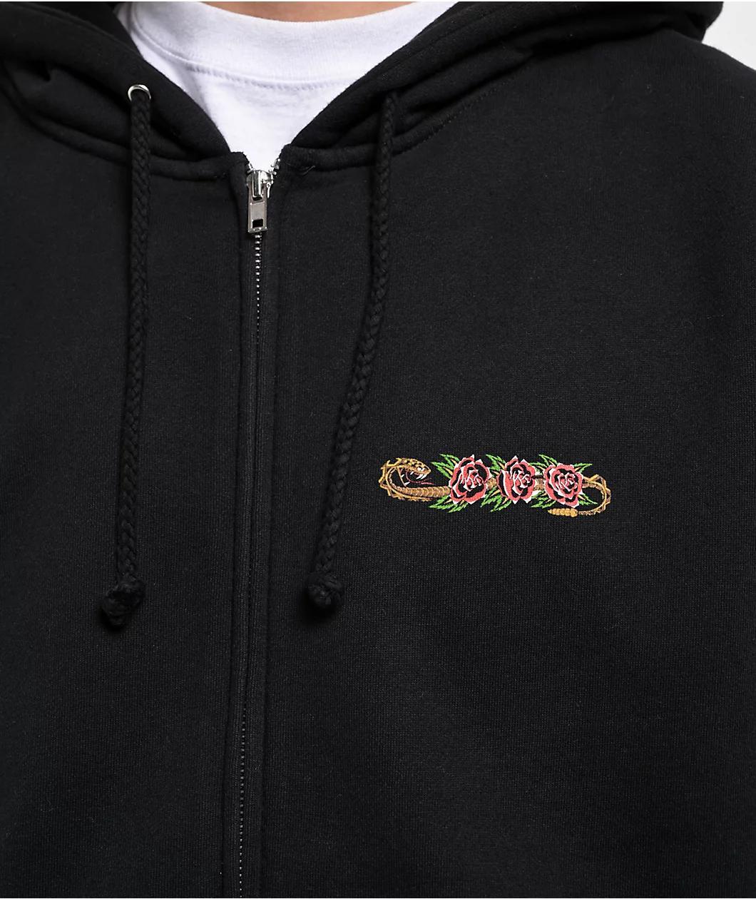 Foos Gone Wild Raza Black Zip Hoodie Product Image