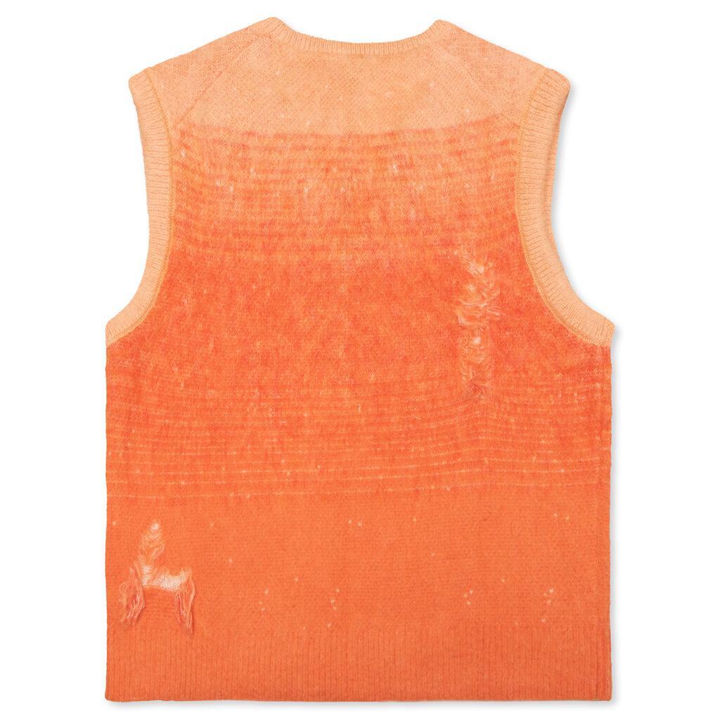 Gradient Mohair Vest - Sunkist Male Product Image