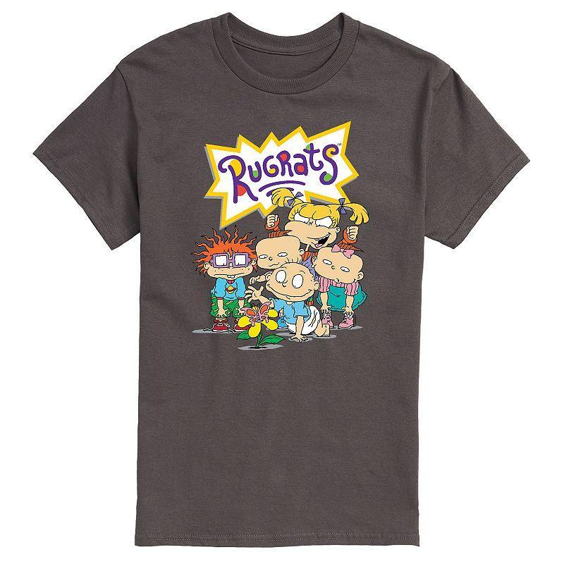 Men's Rugrats Group Tee, Size: Large, Grey Product Image