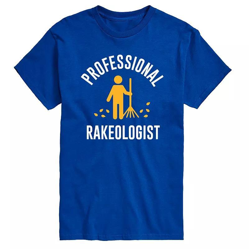 Big & Tall Professional Rakeologist Tee, Men's, Size: XXL Tall, Blue Product Image