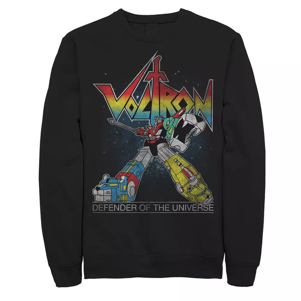 Men's Voltron: Retro Defender Rainbow Sweatshirt,  Product Image
