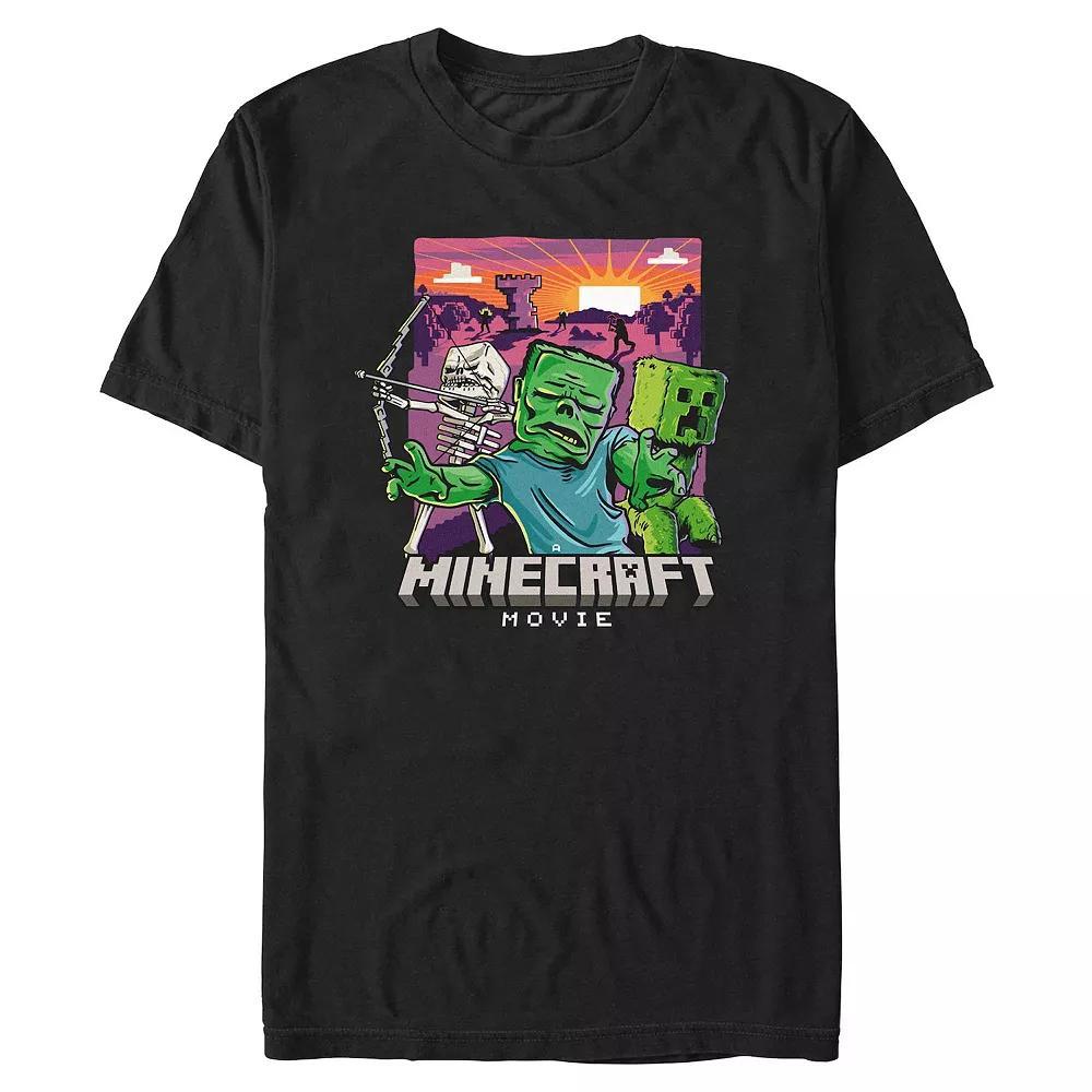Big & Tall Minecraft Movie Monsters Mob Graphic Tee, Men's,  Product Image