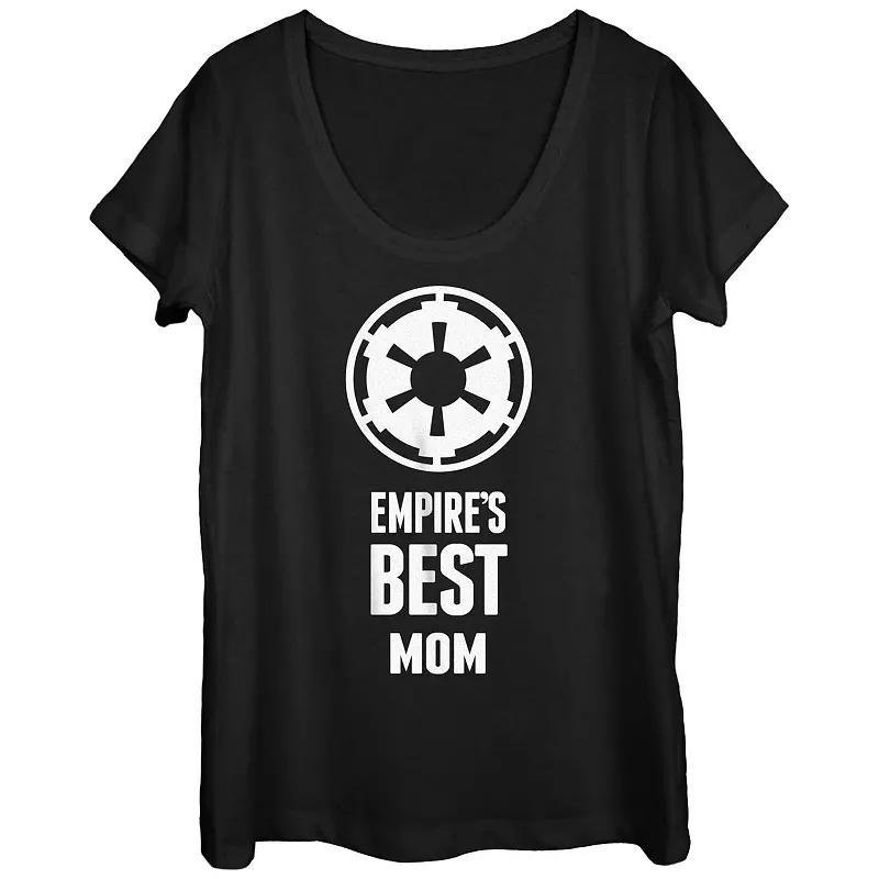 Womens Star Wars Empires Best Mom Graphic Tee Product Image