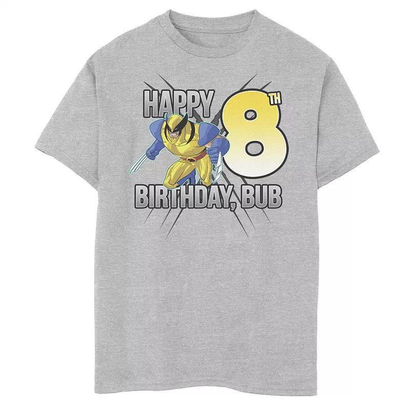 Boys 8-20 Marvel X-Men Wolverine Happy 8th Birthday Bub Graphic Tee, Boy's, Size: XL, Royal Product Image