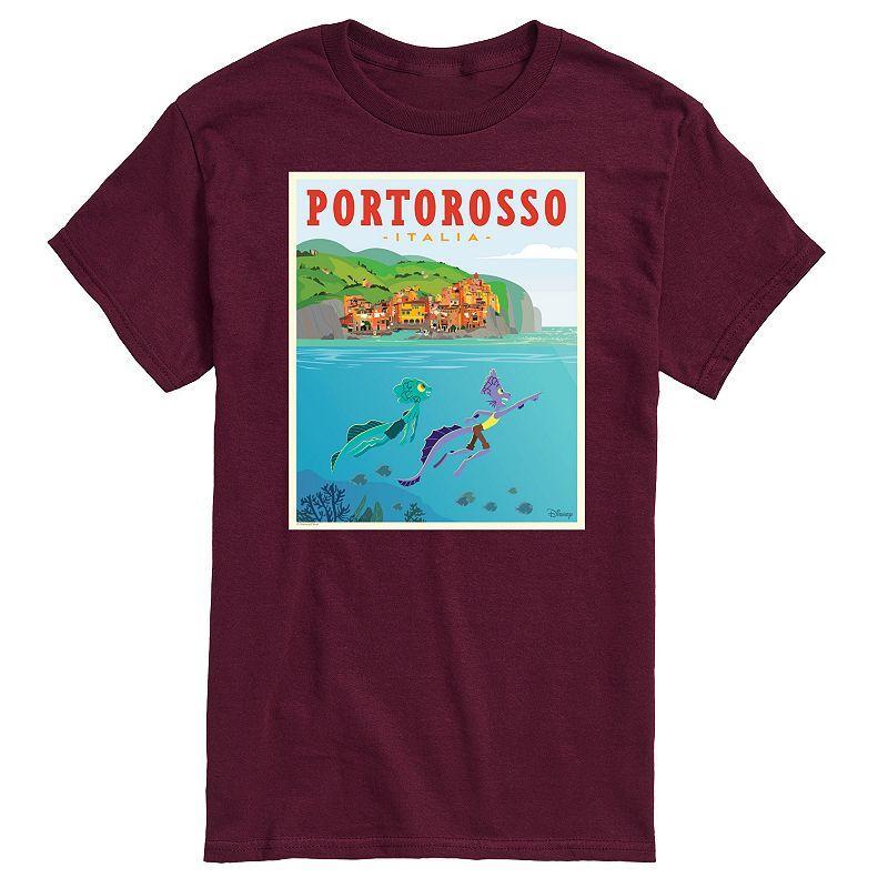 Disney's Luca Men's Portorossa Italy Postcard Graphic Tee,  Product Image