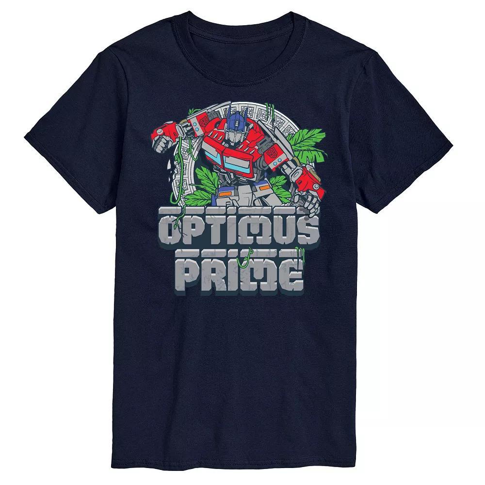 Men's Transformers Optimus Prime Graphic Tee, Size: XXL, Blue Product Image