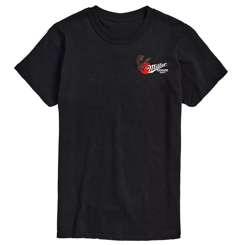 Men's Miller Genuine Draft Graphic Tee, Size: XS, Black Product Image